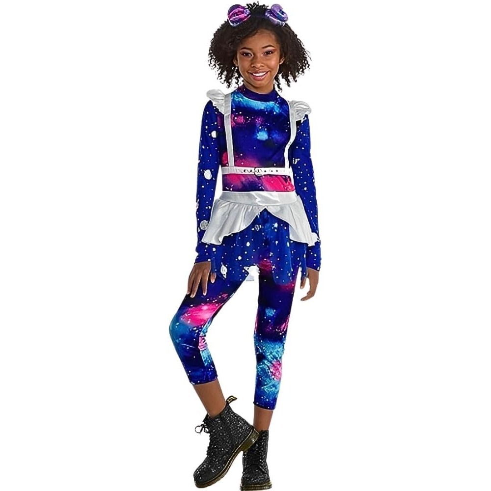 Galaxy Girl Futuristic Outer Space Alien Halloween Child Costume XL 14-16